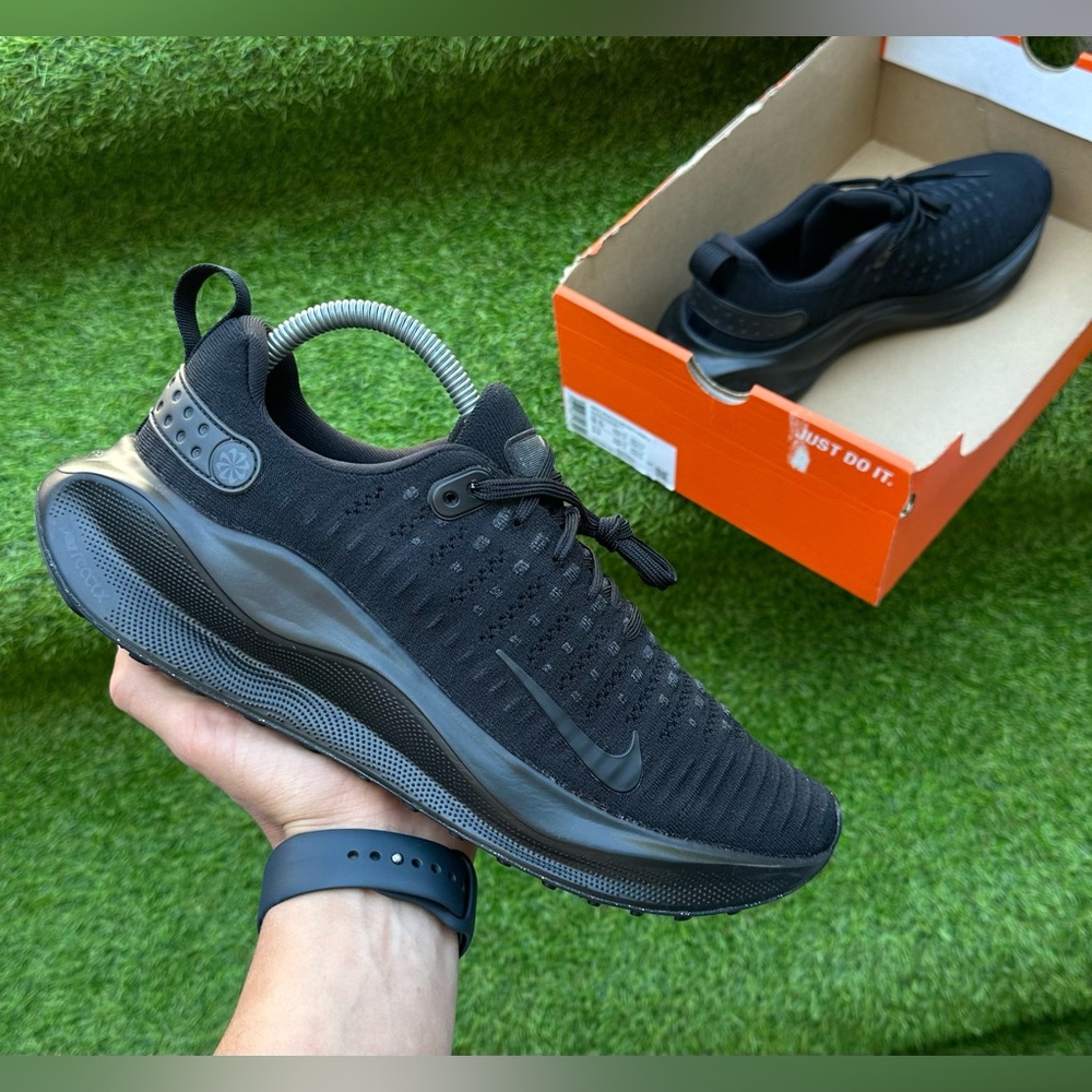 Nike Men's ReactX Infinity Run 4 Black Anthracite Size 9,5 Running Shoes Brand